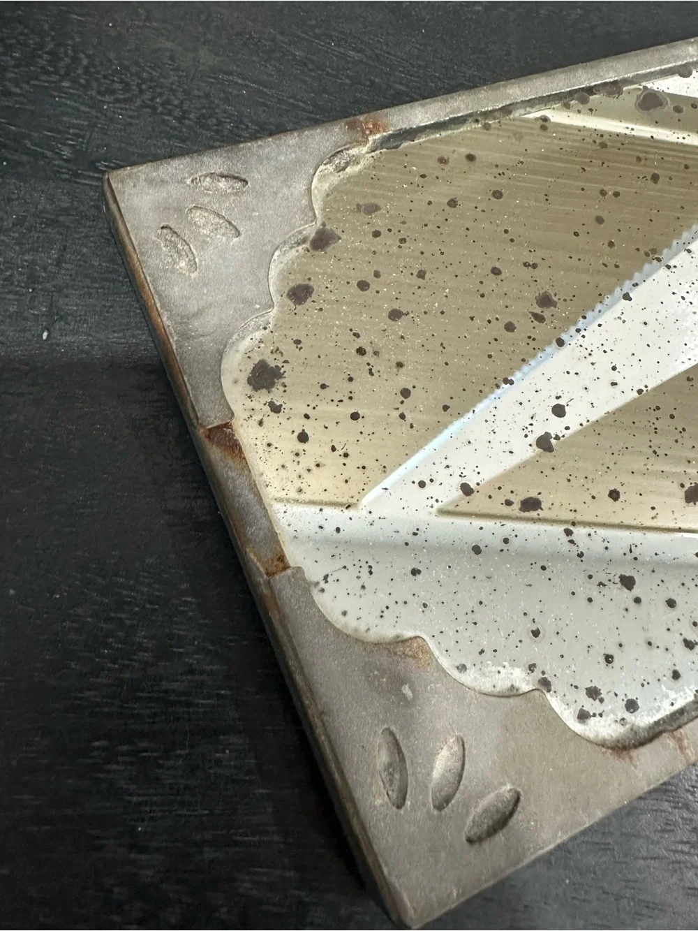 🆕 Pottery Barn | Antique Style Speckled Metallic Decorative Tray